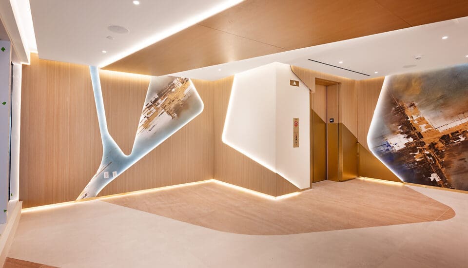 Engineered Group architectural wall lighting project